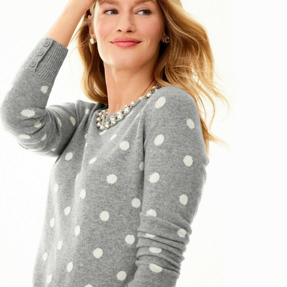 New Talbots Petites Cashmere Button Cuff Sweater - Picture 1 of 3
